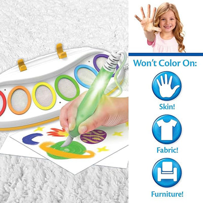 Mess free colouring Magic light brush