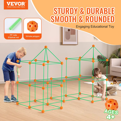 Kids Construction Fortress Building Kit