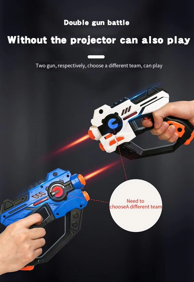 Kids Laser Tag Toy Guns with Projector