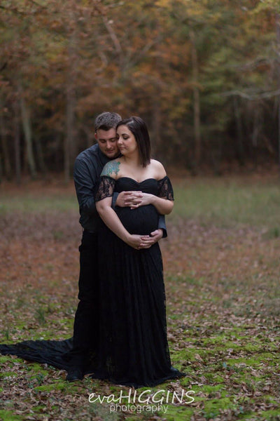 Beautiful Maternity Dresses For Photo Shoot Pregnant Dress Lace Maxi Gown