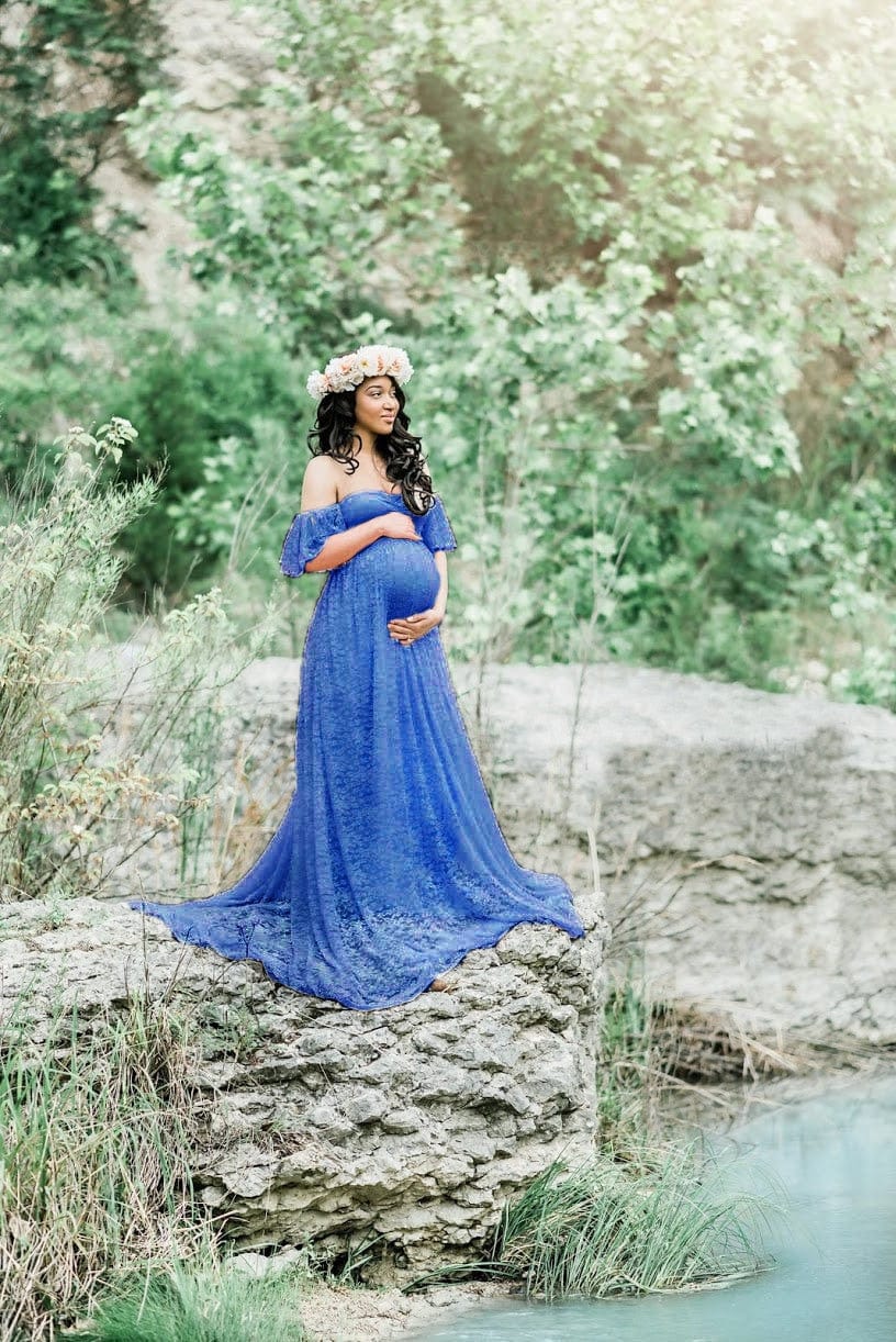 Beautiful Maternity Dresses For Photo Shoot Pregnant Dress Lace Maxi Gown