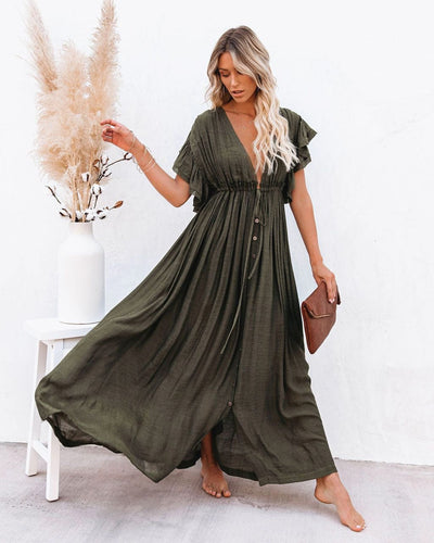 Maternity Summer Beach Dress I Breastfeeding Vestidos