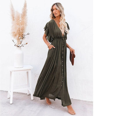 Maternity Summer Beach Dress I Breastfeeding Vestidos