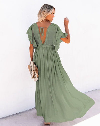 Maternity Summer Beach Dress I Breastfeeding Vestidos