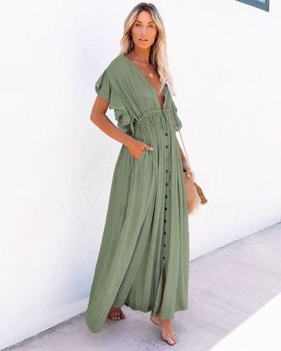 Maternity Summer Beach Dress I Breastfeeding Vestidos