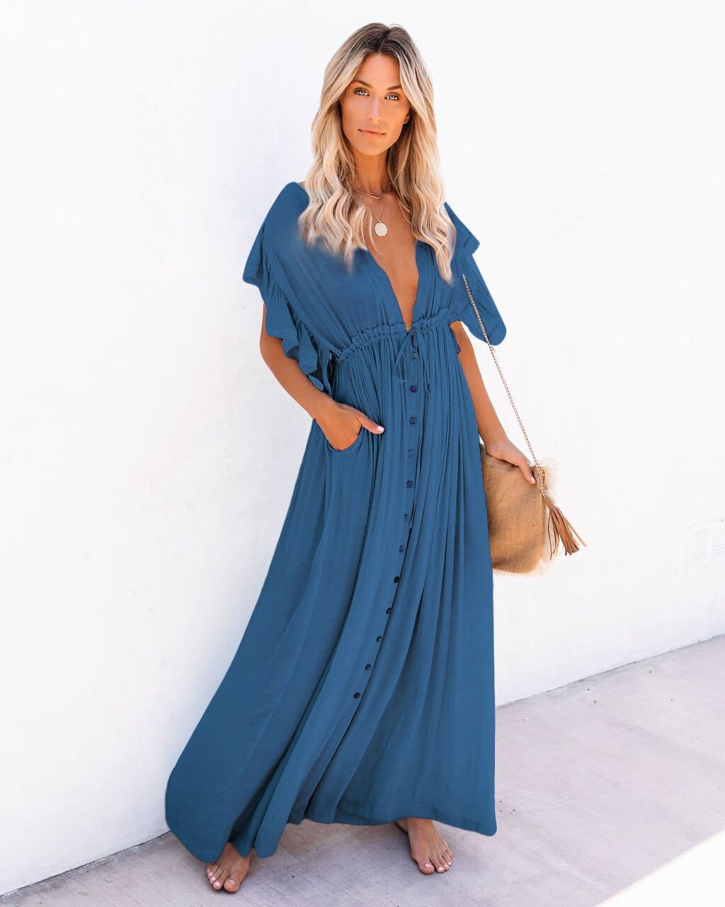 Maternity Summer Beach Dress I Breastfeeding Vestidos
