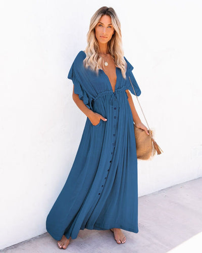 Maternity Summer Beach Dress I Breastfeeding Vestidos