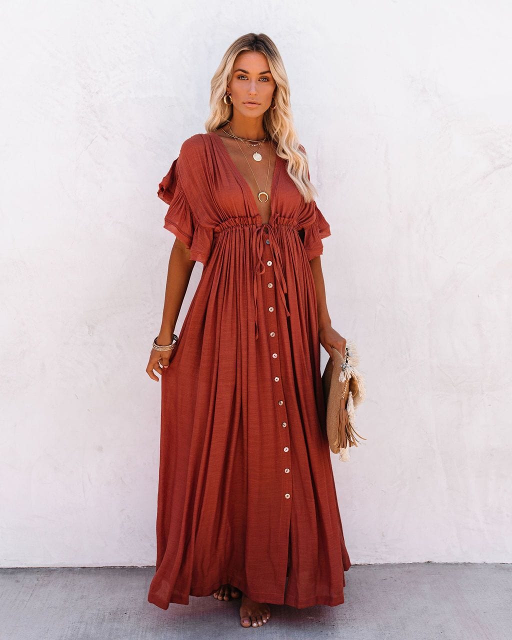 Maternity Summer Beach Dress I Breastfeeding Vestidos