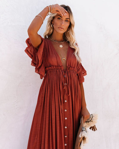 Maternity Summer Beach Dress I Breastfeeding Vestidos