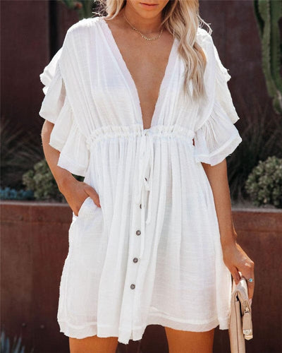 Maternity Summer Beach Dress I Breastfeeding Vestidos