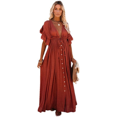 Maternity Summer Beach Dress I Breastfeeding Vestidos