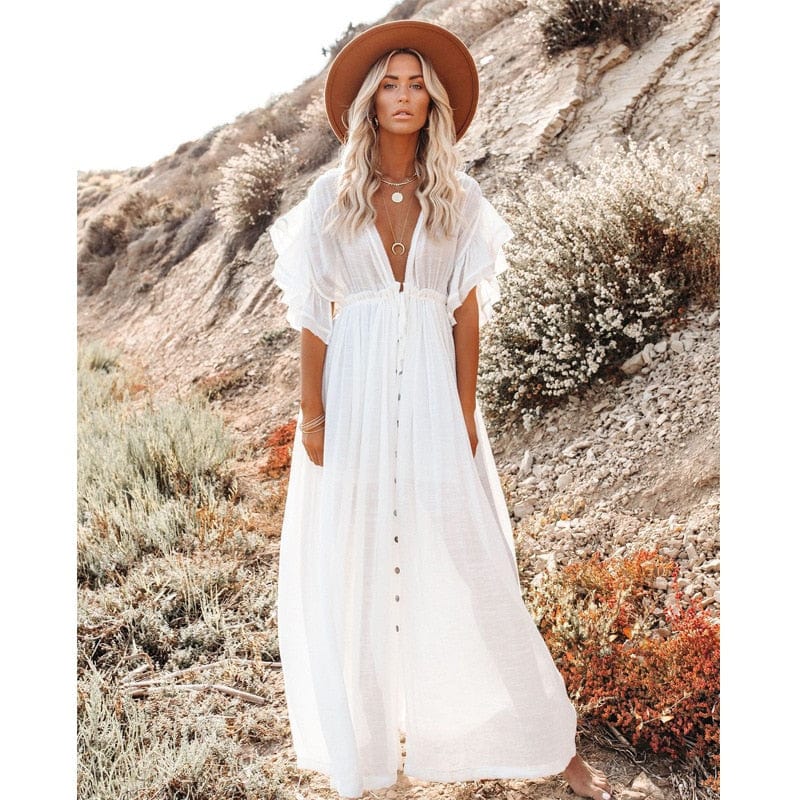 Maternity Summer Beach Dress I Breastfeeding Vestidos
