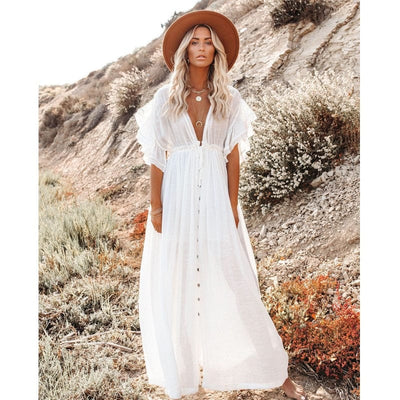 Maternity Summer Beach Dress I Breastfeeding Vestidos