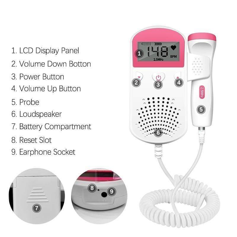 MetroDoc Baby Fetal Doppler