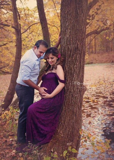 Stunning Maternity Dresses For Photo Shoot Pregnant Dress Lace Maxi Gown